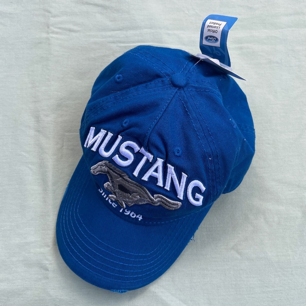 NWT Blue Ford Mustang Hat